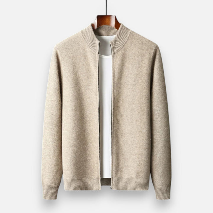 Maison Dresson | Men’s Merino Wool Zip Sweater