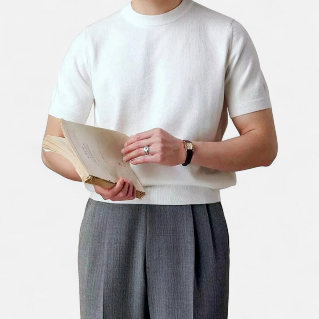 Maison Dresson | Men’s Slim-Fit Knitted T-Shirt