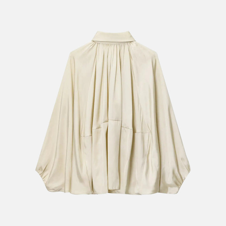 Maison Dresson | Women’s Pleated Lapel Blouse