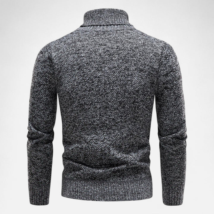 Maison Dresson | Men’s Knitted Turtleneck Sweater – Thick Winter Warmth