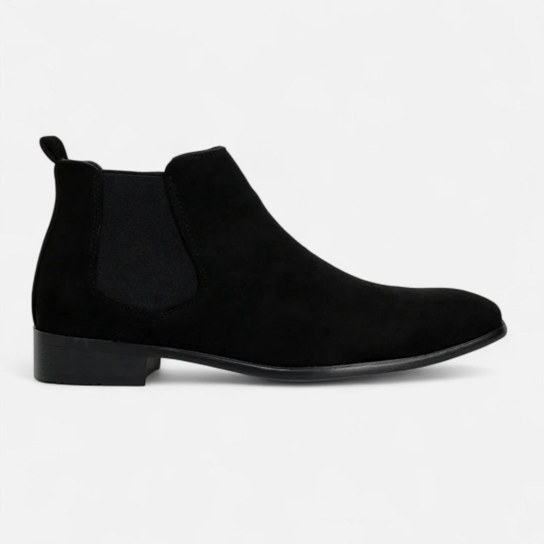 Maison Dresson | Men’s Suede Square-Toe Chelsea Boots