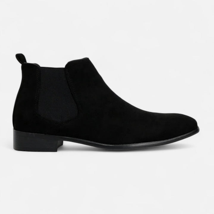 Maison Dresson | Men’s Suede Square-Toe Chelsea Boots