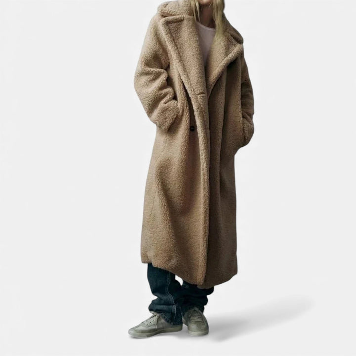 Maison Dresson| Women’s Long Double-Breasted Teddy Coat