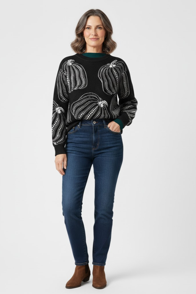 Pumpkin Knit Sweater