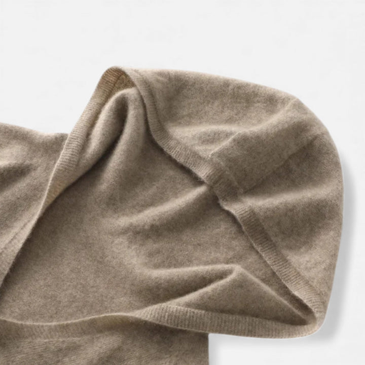 Maison Dresson | Women’s Loose Wool Knitted V-Neck Hoodie