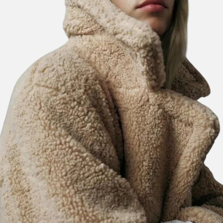 Maison Dresson| Women’s Long Double-Breasted Teddy Coat