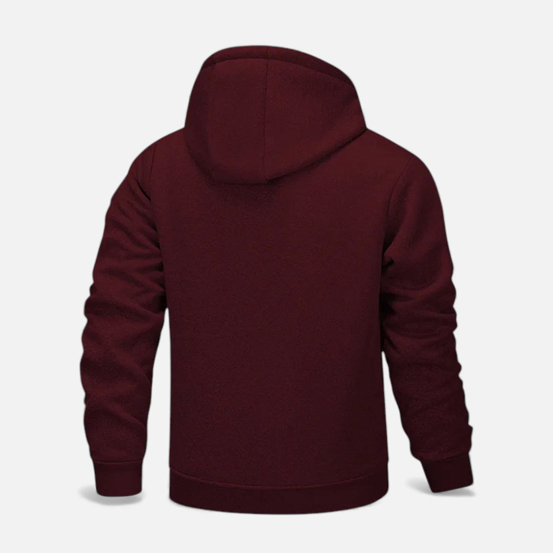 Maison Dresson Men’s Fleece-Lined Winter Hoodie Jacket – Stay Warm and Stylish This Season