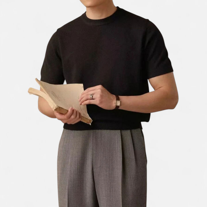 Maison Dresson | Men’s Slim-Fit Knitted T-Shirt