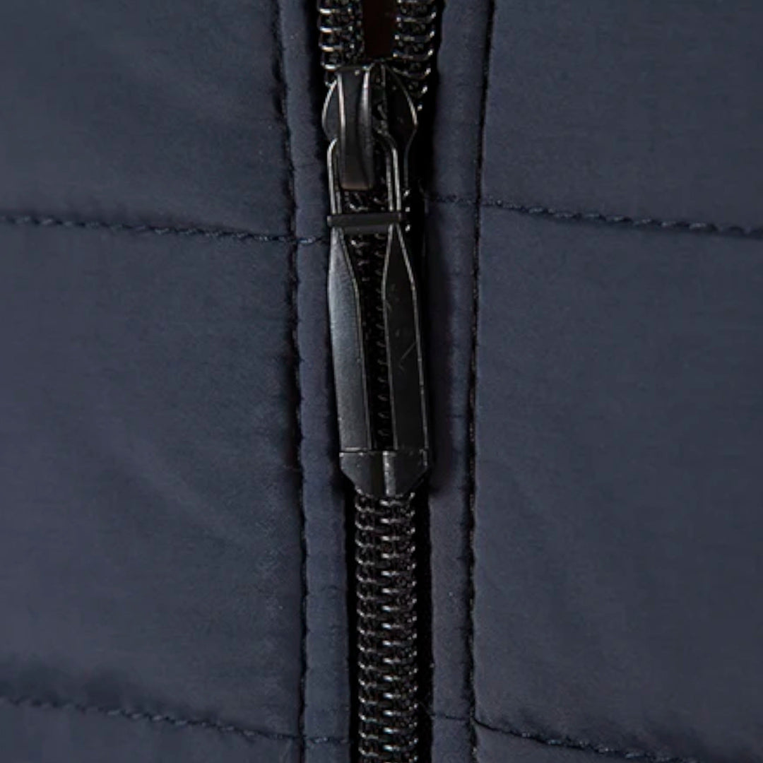 Maison Dresson Men's Fleece Patchwork Jacket with Stand Collar