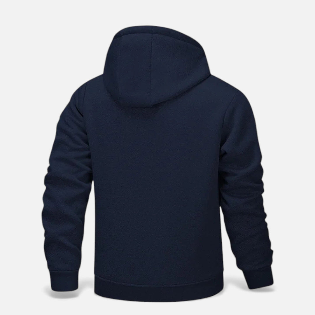 Maison Dresson Men’s Fleece-Lined Winter Hoodie Jacket – Stay Warm and Stylish This Season