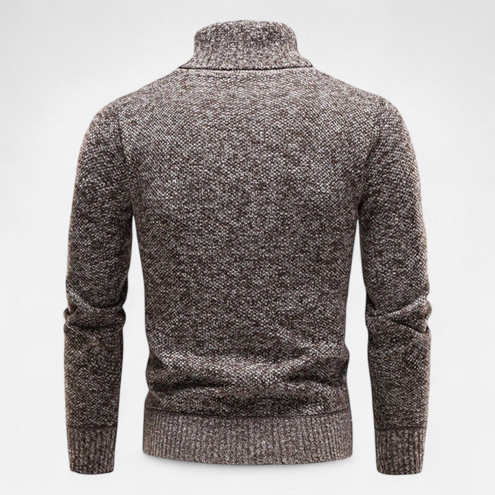 Maison Dresson | Men’s Knitted Turtleneck Sweater – Thick Winter Warmth