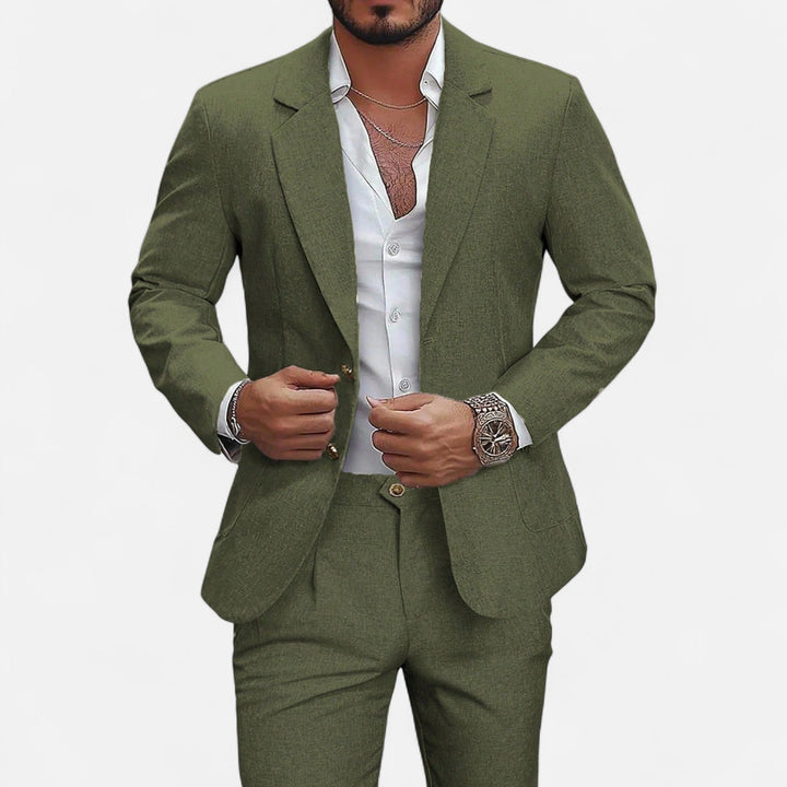 Maison Dresson | Men’s Single-Breasted Blazer & Trousers in Twill Heritage