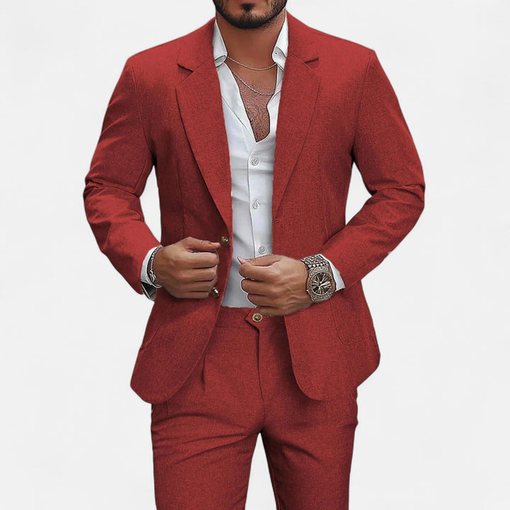 Maison Dresson | Men’s Single-Breasted Blazer & Trousers in Twill Heritage