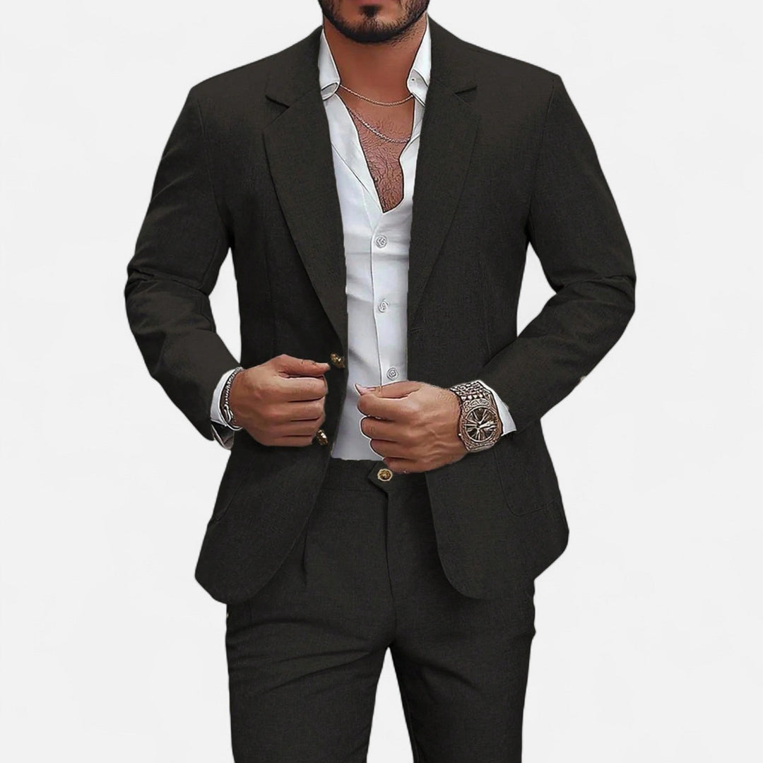 Maison Dresson | Men’s Single-Breasted Blazer & Trousers in Twill Heritage
