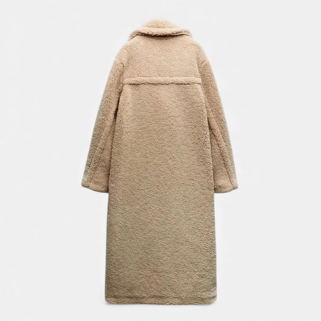 Maison Dresson| Women’s Long Double-Breasted Teddy Coat
