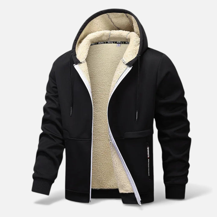 Maison Dresson Men’s Fleece-Lined Winter Hoodie Jacket – Stay Warm and Stylish This Season