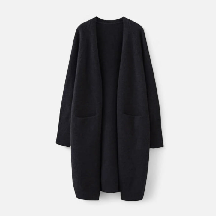 Maison Dresson | Women’s Thick Knit Cardigan – V-Neck Autumn Warmth
