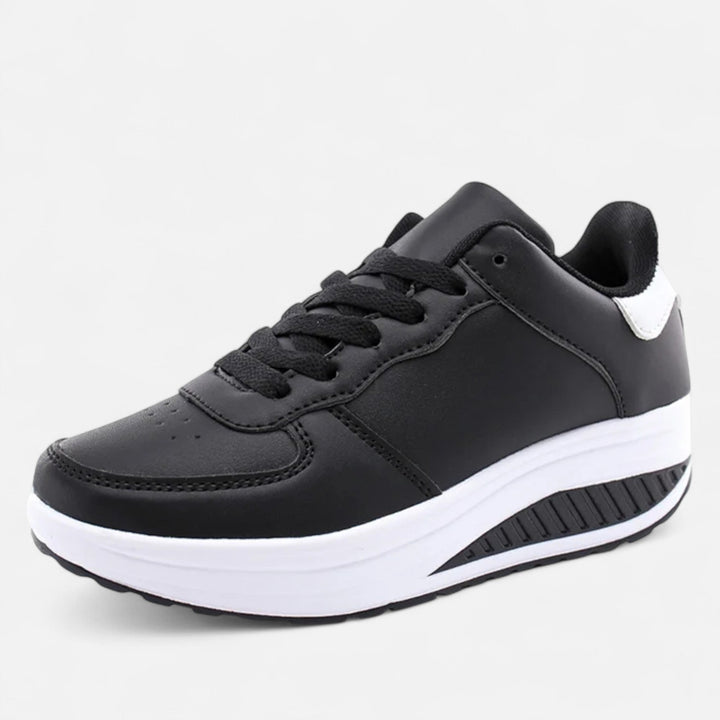 Maison Dresson | Women’s Leather Wedge Sneakers Édition Élégance