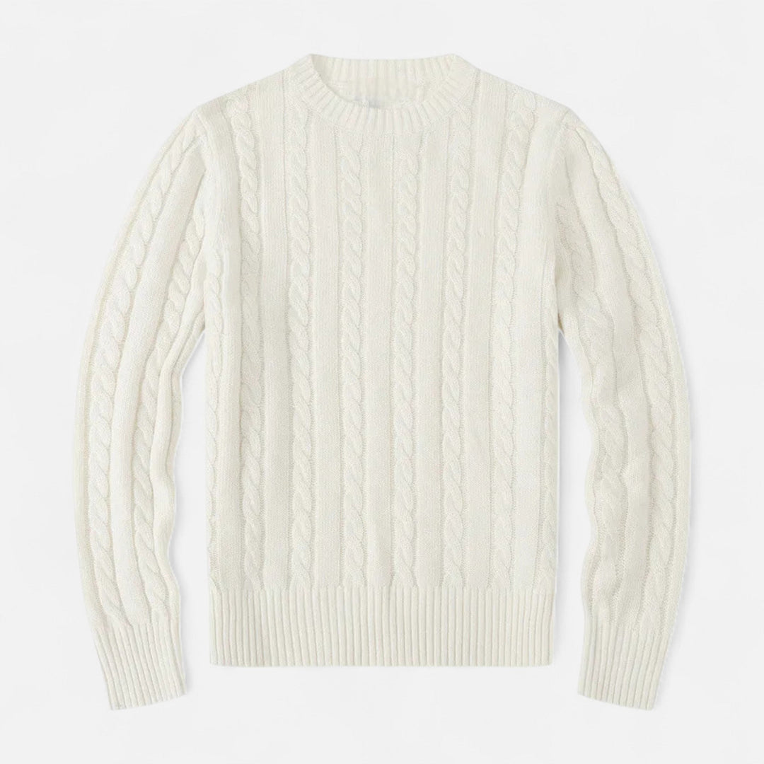 Maison Dresson | Men’s Cotton Blend Sweater – Timeless Round Neck Style