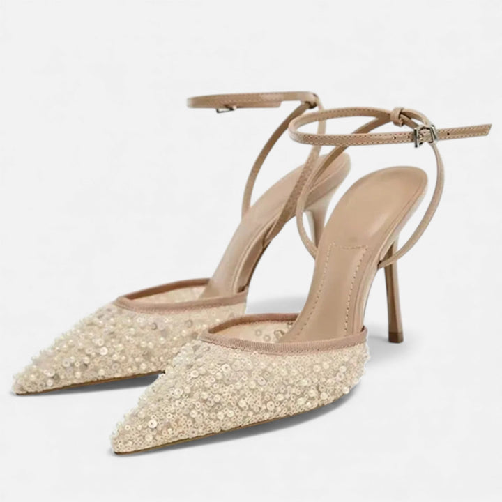 Maison Dresson | Women’s Elegant Ankle-Wrap High Heels