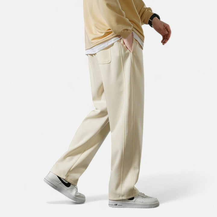Maison Dresson | Men’s Wide-Leg Cotton Jogger Pants