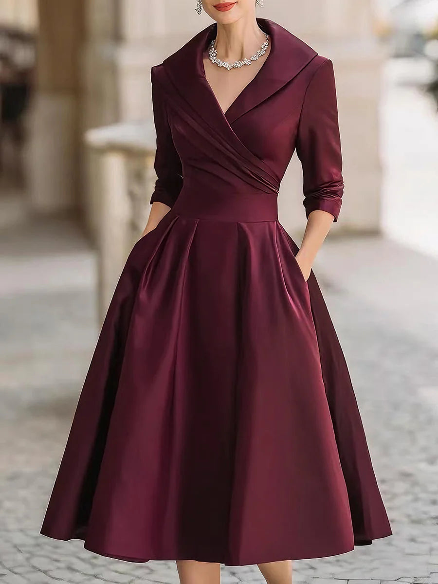 Vittoria | Vestido satinado