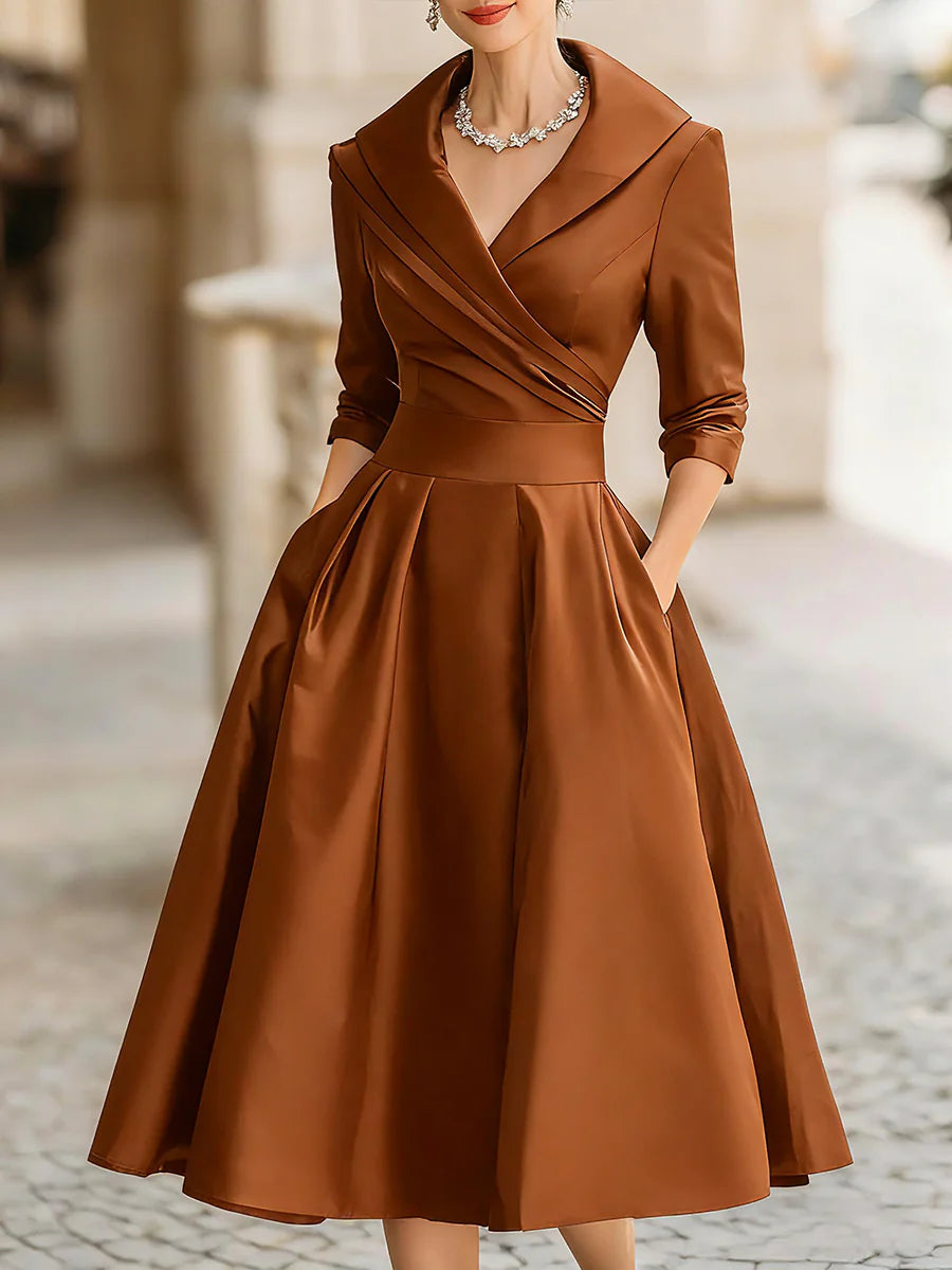 Vittoria | Vestido satinado