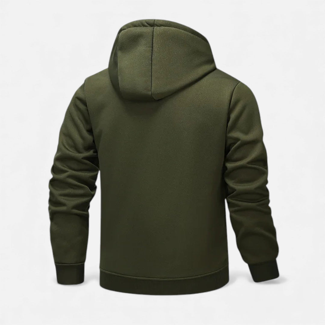 Maison Dresson Men’s Fleece-Lined Winter Hoodie Jacket – Stay Warm and Stylish This Season