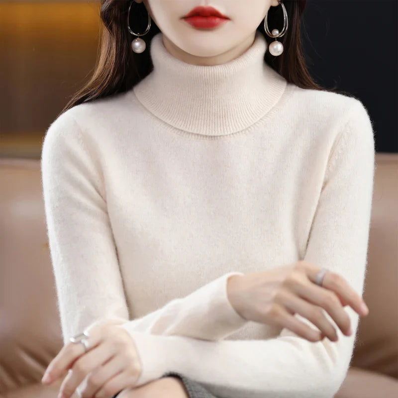 Maphie Cashmere Turtleneck Sweater