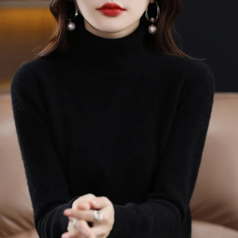 Maphie Cashmere Turtleneck Sweater