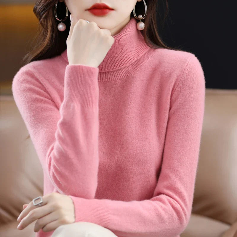 Maphie Cashmere Turtleneck Sweater