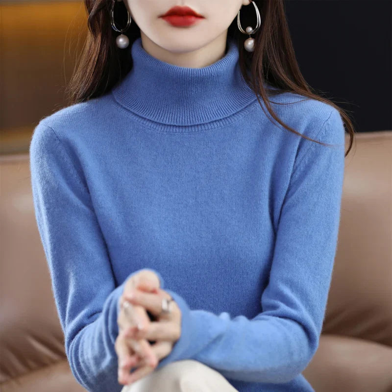 Maphie Cashmere Turtleneck Sweater