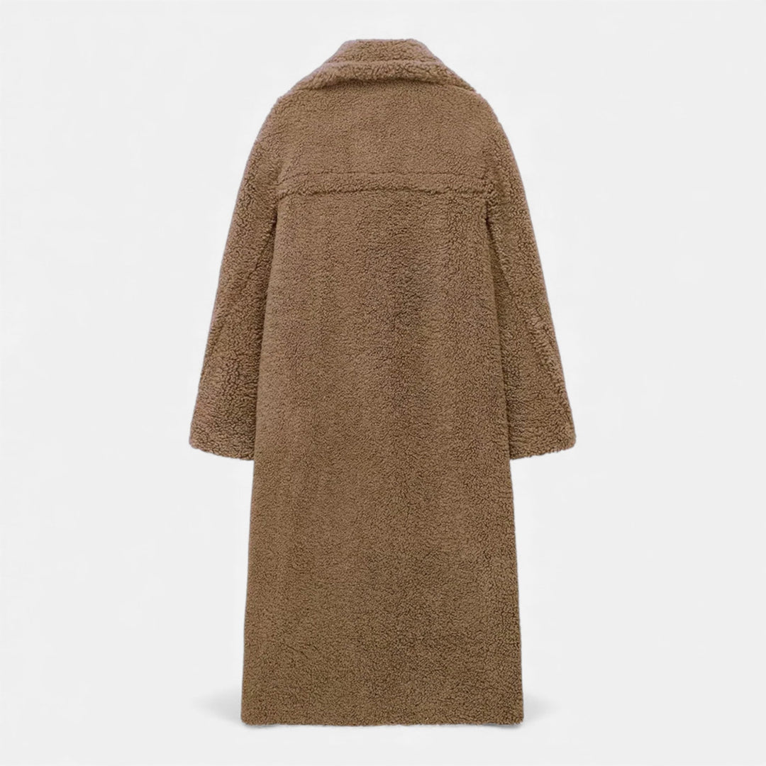 Maison Dresson| Women’s Long Double-Breasted Teddy Coat