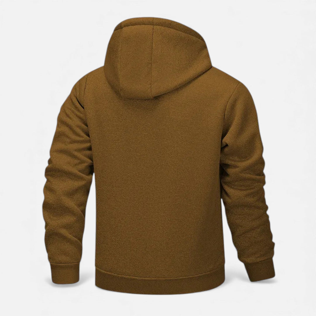 Maison Dresson Men’s Fleece-Lined Winter Hoodie Jacket – Stay Warm and Stylish This Season