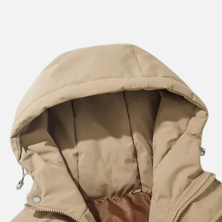 Maison Dresson Unisex Hooded Cotton Puffer Jacket – Cozy Warmth and Everyday Style