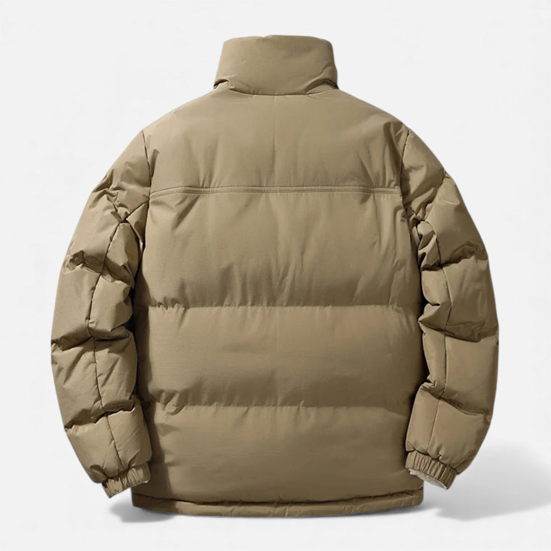 Maison Dresson Men’s Plush-Lined Minimal Winter Puffer Jacket — Effortless Style, Cozy Warmth