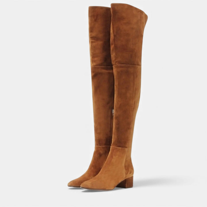 Maison Dresson | Women’s Over-the-Knee Synthetic Suede Winter Boots