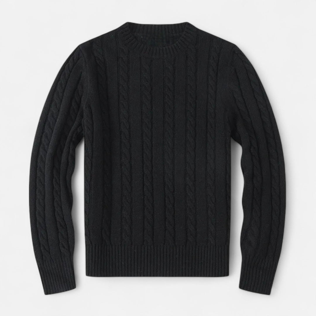 Maison Dresson | Men’s Cotton Blend Sweater – Timeless Round Neck Style
