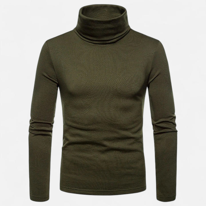 Maison Dresson | Men’s Slim Fit Turtleneck Sweater – Autumn Winter Stretch