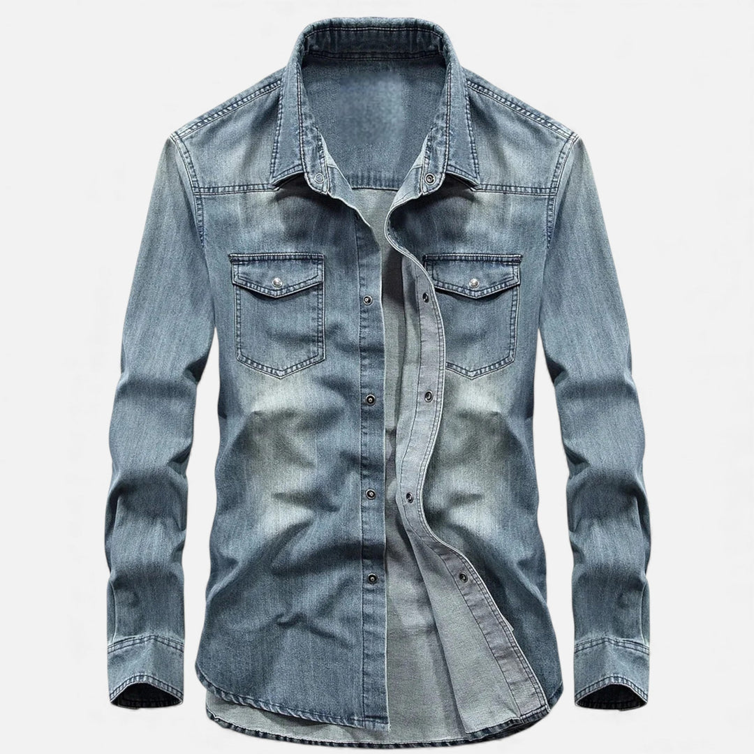 Maison Dresson| Men’s Loose-Fit Denim Shirt for Autumn/Winter