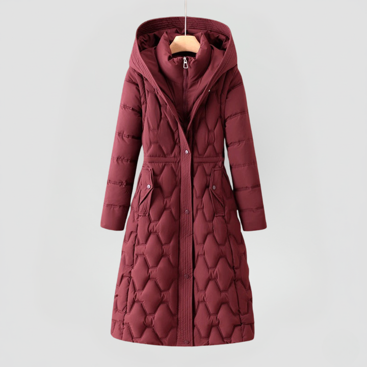 Lauren | Longline Hooded Down Coat