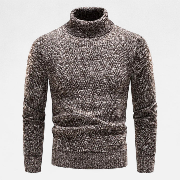 Maison Dresson | Men’s Knitted Turtleneck Sweater – Thick Winter Warmth
