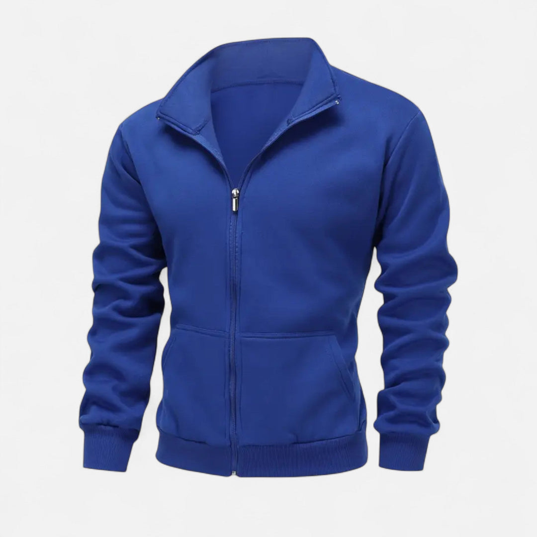 Veroux Mode | Men’s High-Neck Zip Jacket
