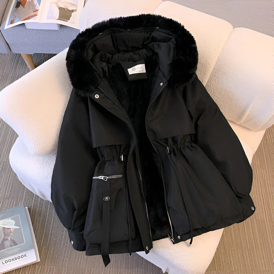 Gianna | Faux Fur Hooded Coat