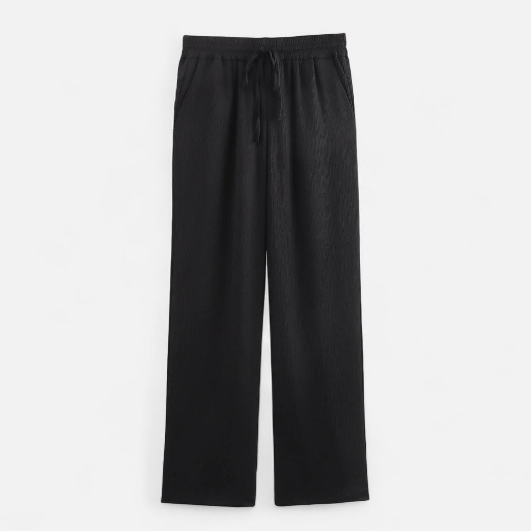 Maison Dresson | Women’s Wrinkled Suit Jacket & Pants Set – Sculpted Autumn Elegance