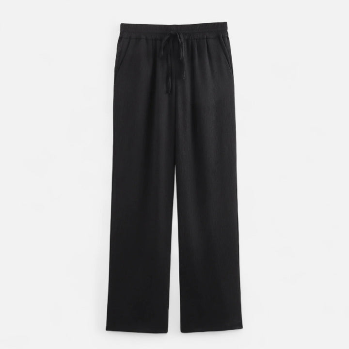 Maison Dresson | Women’s Wrinkled Suit Jacket & Pants Set – Sculpted Autumn Elegance