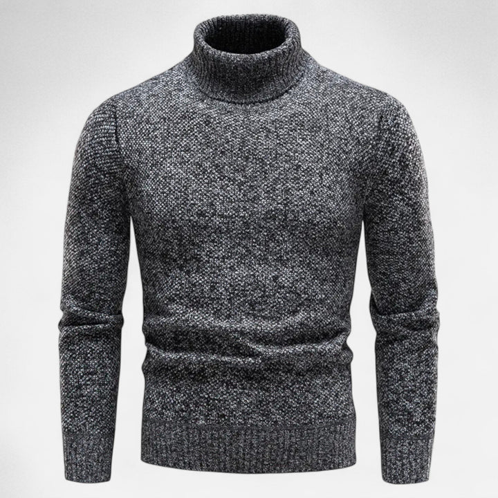 Maison Dresson | Men’s Knitted Turtleneck Sweater – Thick Winter Warmth