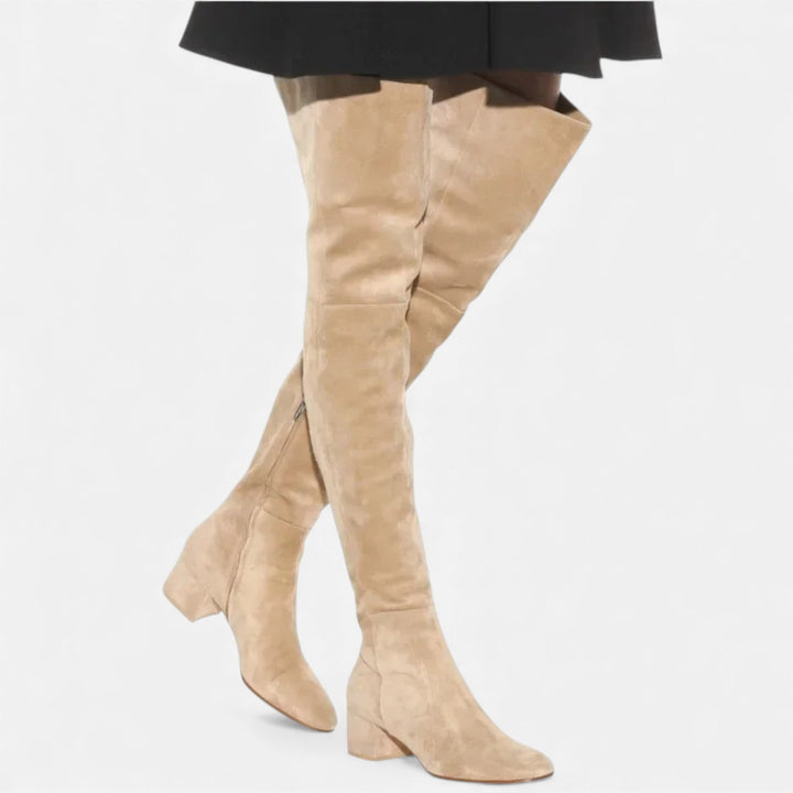 Maison Dresson | Women’s Over-the-Knee Synthetic Suede Winter Boots