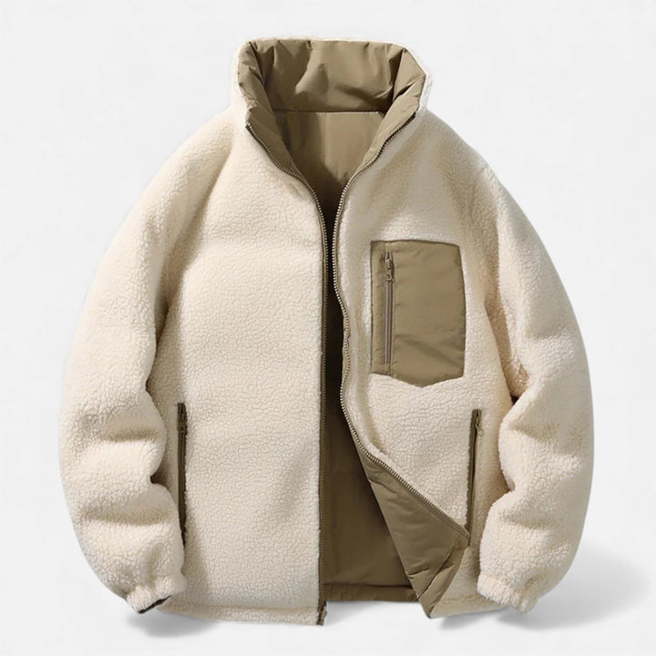 Maison Dresson Men’s Plush-Lined Minimal Winter Puffer Jacket — Effortless Style, Cozy Warmth