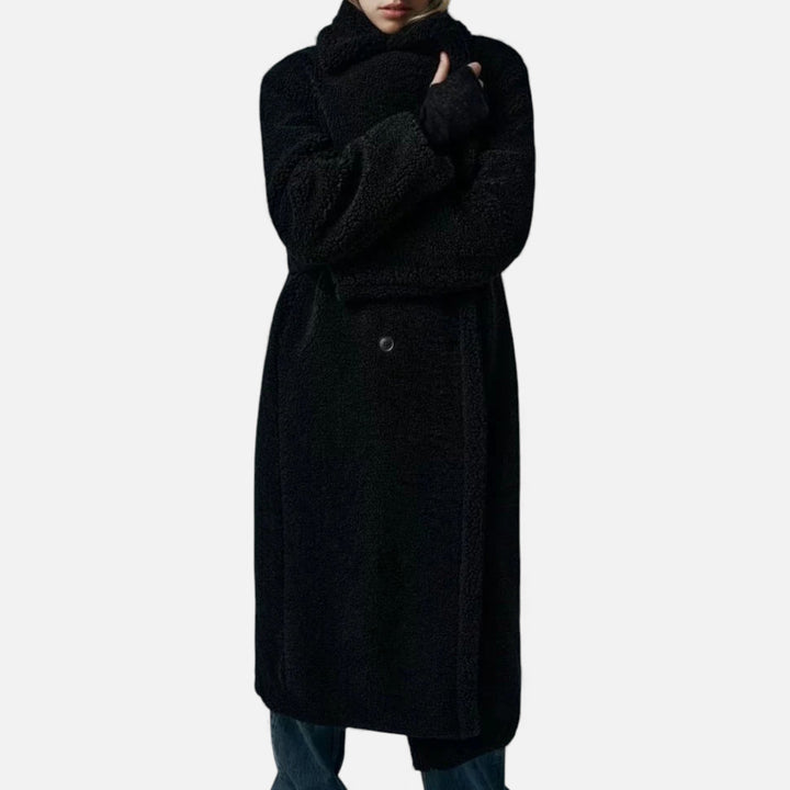 Maison Dresson| Women’s Long Double-Breasted Teddy Coat